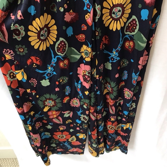 Boden Icons Evelyn Jumpsuit Us Size 2 Blue Floral - Picture 6 of 15